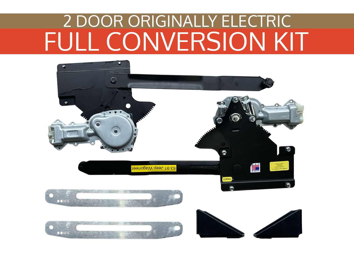 Vigilante Power Window Conversion Kit – Jeep Wagoneer, Grand